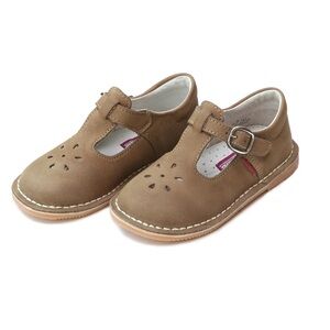 L’Amour Khaki T-Strap Shoes